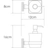 Дозатор для жидкого мыла WASSERKRAFT MOSEL K-46699